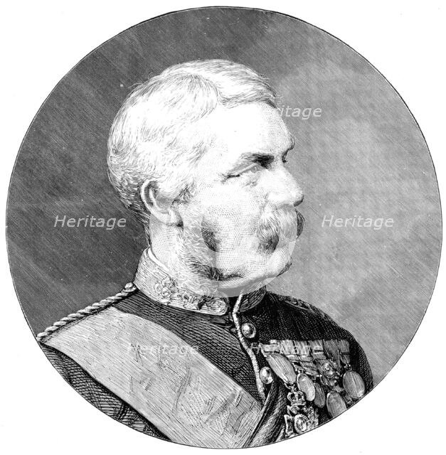 Field-Marshal Sir Frederick Paul Haines, G.C.B., 1890. Creator: Unknown.