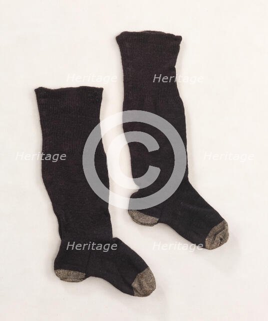 Stockings, American, 1892. Creator: Unknown.