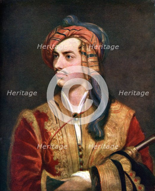 'George Gordon, Sixth Baron Byron', (1923).Artist: WA Mansell & Co
