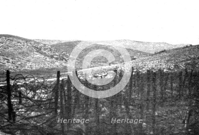 'La grande attaque du Carso (aout 1916); Sur le Carso de Monfalcone: massif du Mont Cosich', 1916 Creator: Unknown.