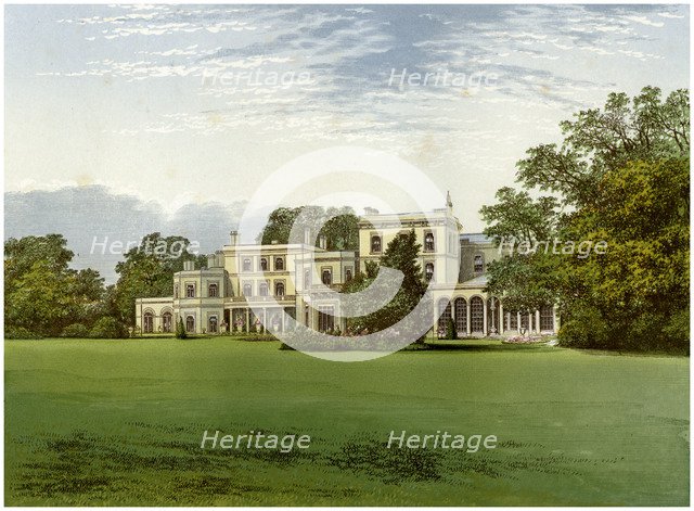 Danesfield House, Buckinghamshire, home of the Scott-Murray family, c1880. Artist: Unknown