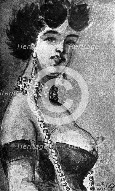 'Woman', 19th century, (1930).Artist: Constantin Guys