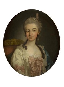 Portrait of Teresa Poniatowska, 1767. Creator: Per Krafft the Elder.