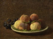 Peaches And Grapes, 1894. Creator: Henri Fantin-Latour.
