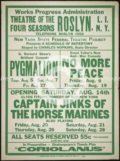 Pygmalion, Roslyn, NY, [1930s]. Creator: Unknown.