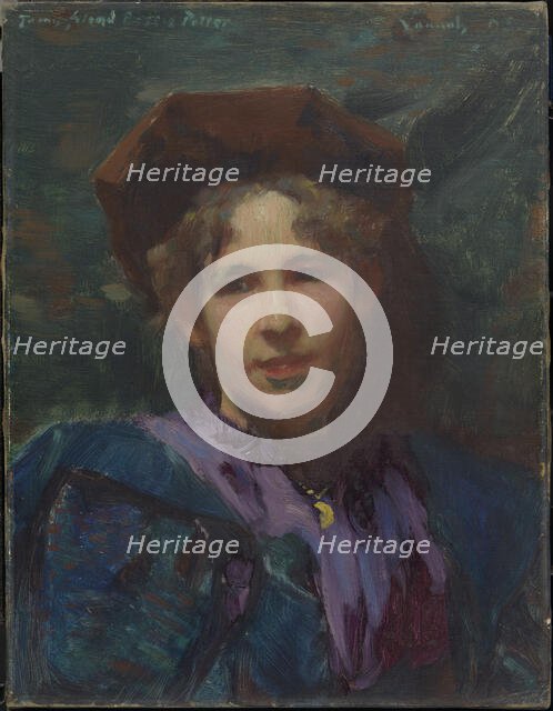 Bessie Potter Vonnoh, 1895. Creator: Robert William Vonnoh.