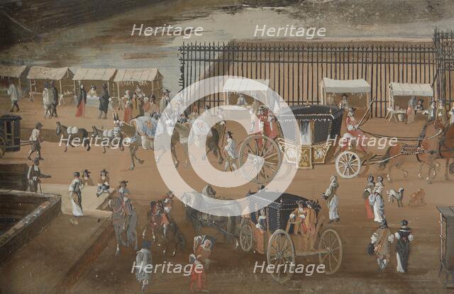 View of the Seine from Pont Neuf. Creators: Johann Wolfgang Baumgartner, Abraham Bosse.