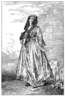 French Costume, (1885).Artist: Jean-Antoine Watteau