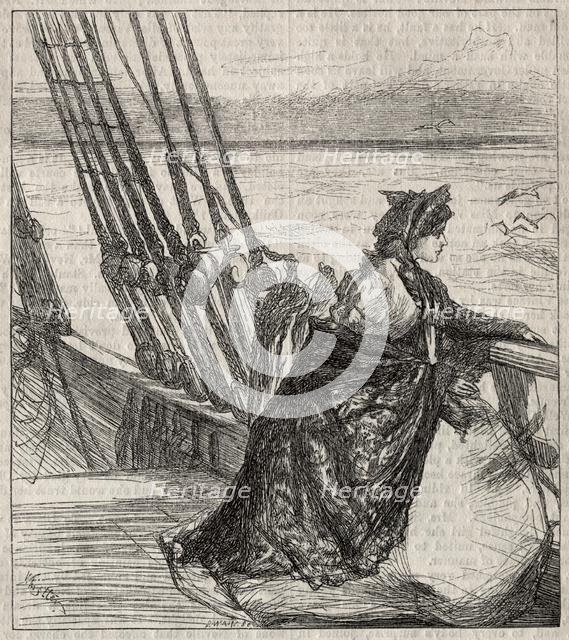 The Major's Daughter: Clara Vinrace's Farewell to her Father, 1862. Creator: James McNeill Whistler (American, 1834-1903); Joseph Swain (British, 1820-1909).
