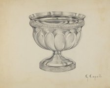 Silver Waste Bowl, c. 1936. Creator: Giacinto Capelli.