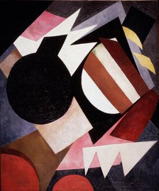 Constructivist still life, 1917. Artist: Exter, Alexandra Alexandrovna (1882-1949)