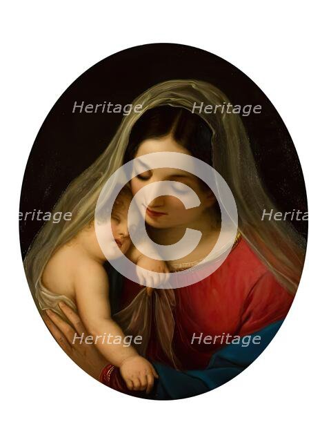 Madonna and child, 1885. Creator: Diodato Massimo.