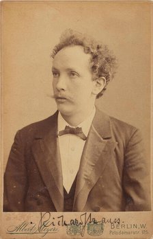 Portrait of the composer Richard Strauss (1864-1949), c1904. Creator: Meyer, Albert (1857-1924).