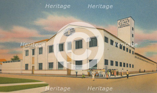 Fagrave Vegetable Fats and Oils Factory, Barranquilla'c1940s. Artist: Unknown.