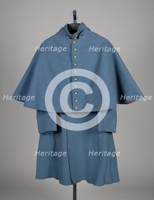 Military overcoat, American, ca. 1890. Creator: Unknown.