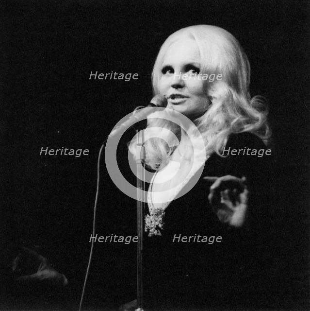 Peggy Lee, Royal Albert Hall, London, 1970. Creator: Brian Foskett.