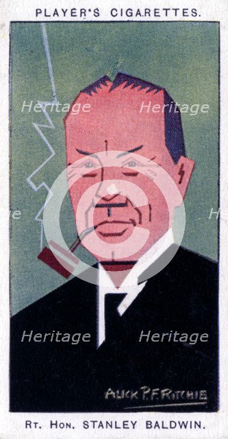 Stanley Baldwin, 1st Earl Baldwin, British Prime Minister, 1926.Artist: Alick P F Ritchie