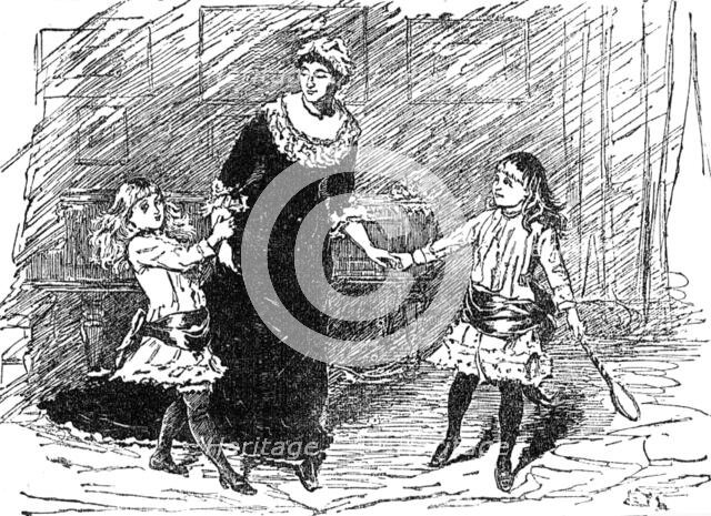 Illustrated handbooks to the picture exhibitions: "Mrs. Dominick Gregg..." by John Pettie, 1880. Creator: Unknown.