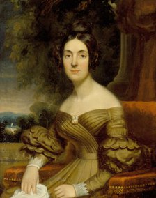Portrait of a Lady, 1835. Creator: Frederick R. Spencer.