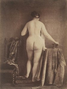 [Standing Female Nude], ca. 1853. Creator: Julien Vallou de Villeneuve.