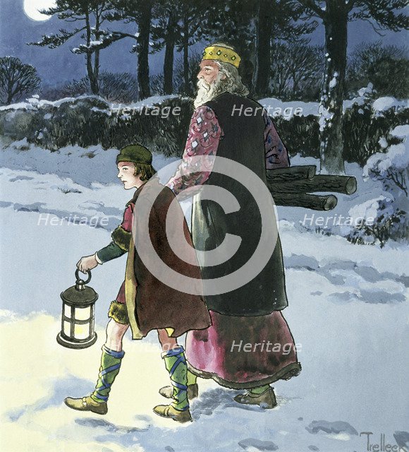 King Wenceslas, 10th century (c1900). Artist: Trelleek