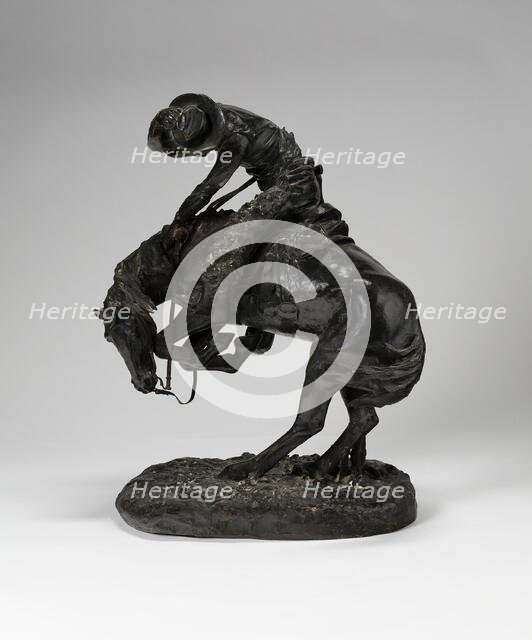 The Rattlesnake, Modeled 1905, cast 1918. Creator: Frederic Remington.