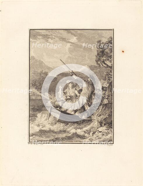 La barque, 1777. Creator: Noel Le Mire.