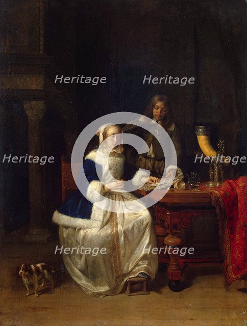 Breakfast', c1660. Creator: Metsu, Gabriel (1629-1667).