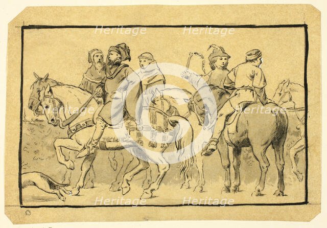 Canterbury Pilgrims, n.d. Creator: Henry Stacy Marks.