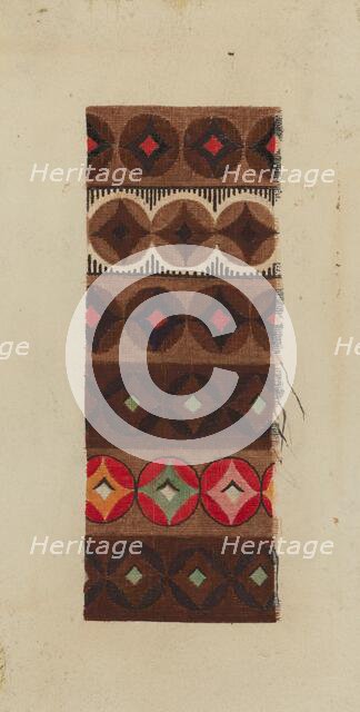 Printed Textile, c. 1938. Creator: Eleanor Rogers.