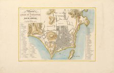Plan of the city of Rio de Janeiro. From "Voyage pittoresque et historique au Brésil", 1830s. Creator: Debret, Jean-Baptiste (1768-1848).