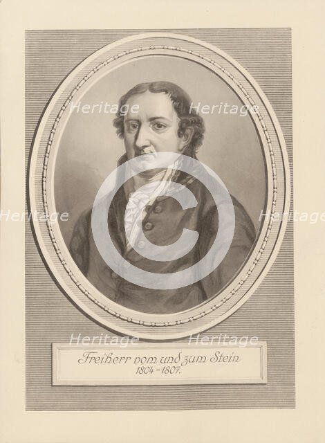 Portrait of Heinrich Friedrich Karl vom und zum Stein (1757-1831), 1804-1807. Creator: Anonymous.