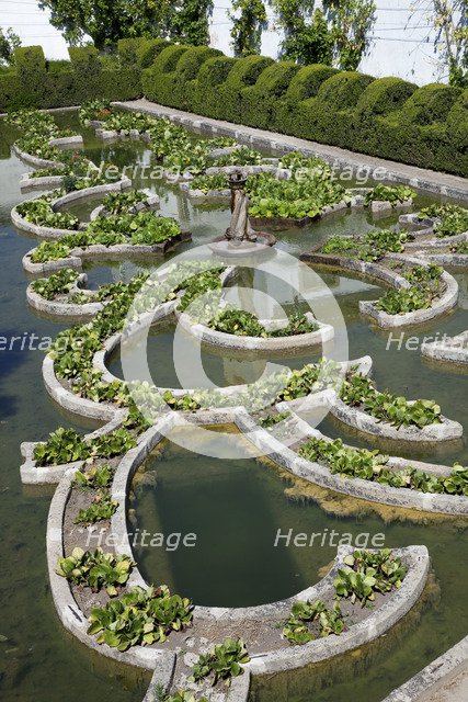 Pond garden, Episcopal Palace Garden, Castelo Branco, Portugal, 2009.  Artist: Samuel Magal