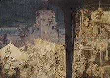 Study for The Slav Epic. The Defense of Sziget by Nicholas Zrinsky.