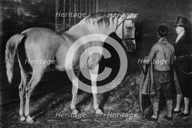 'Delpini and Squire Wharton of Skeleton Castle', c18th century, (1911) Artist: Unknown.