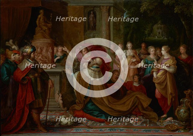 The Idolatry of Solomon, 1622. Creator: Frans Francken II.