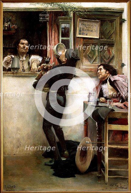 Until we see my Christ', oil.