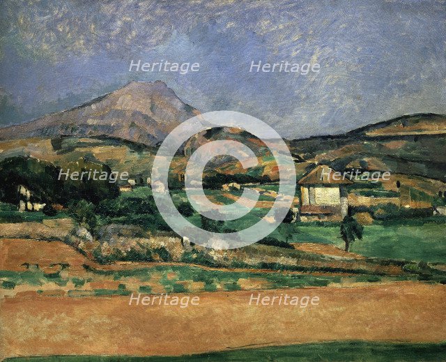 'The Plain of the Mont Sainte-Victoire', 1882-1885.  Artist: Paul Cezanne