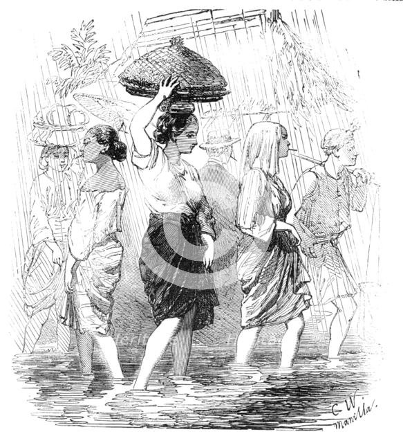 The Rainy Season, Manilla, 1857. Creator: C. W..