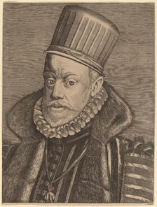 Phillip II of Spain, possibly 1585. Creator: Hieronymous Wierix.