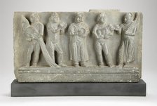 Stair-Riser Relief with Offering Scene, 2nd-3rd century. Creator: Unknown.
