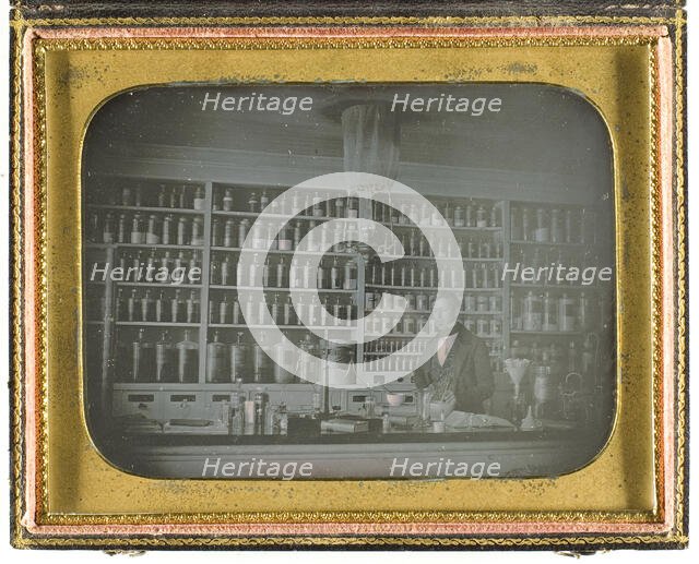 S. P. Peck Apothecary, c. 1850. Creator: Unknown.