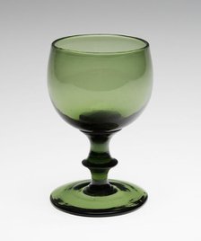 Claret Glass, c. 1824/40. Creator: Jersey Glass Company.