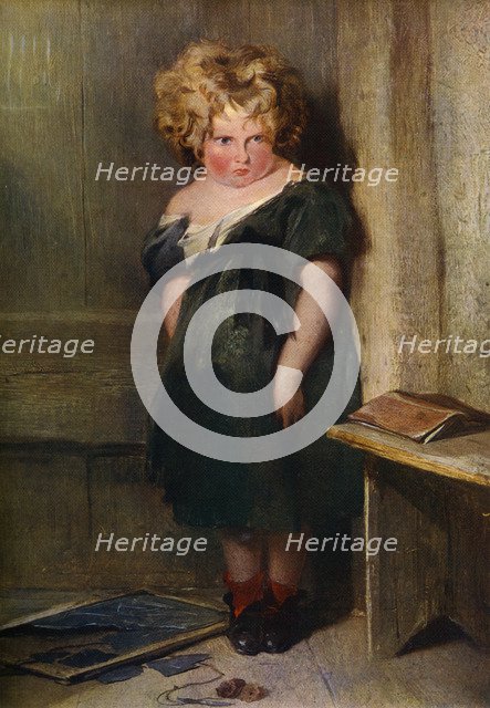 'A Naughty Child', 19th century, (1912).Artist: Edwin Henry Landseer