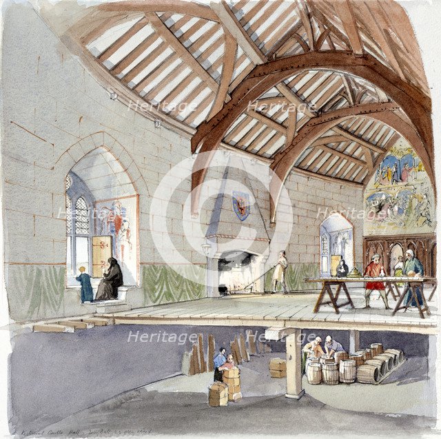 Restormel Castle, c14th century, (c1990-2010). Artist: Terry Ball.