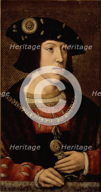 Portrait of Philip I of Castile (1478-1506), 1505-1506. Creator: Sittow; Michael (1460/68-1525).