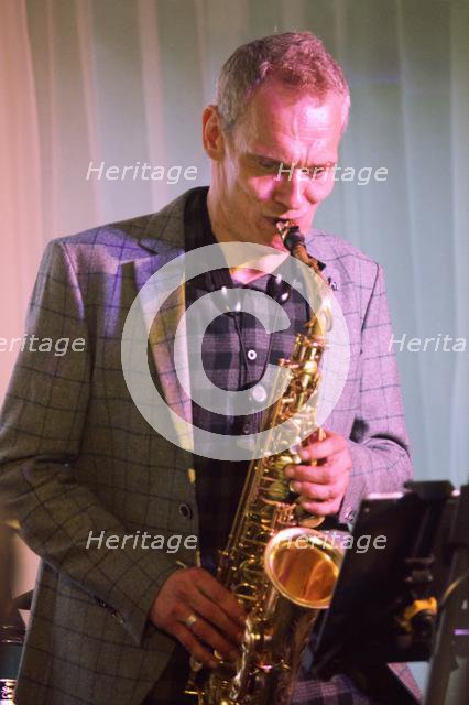 Chris Bowden, Watermill Jazz Club, Dorking, Surrey, 25 June 2019. Creator: Brian O'Connor.