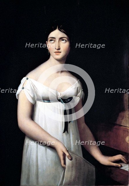 Portrait of the opera singer Giuditta Pasta (1798-1865), née Negri, ca 1821.