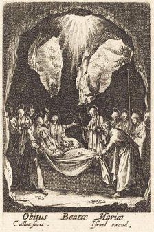 The Burial of the Virgin, in or after 1630. Creator: Jacques Callot.