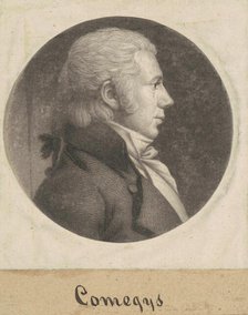 Comegys, 1798-1803. Creator: Charles Balthazar Julien Févret de Saint-Mémin.